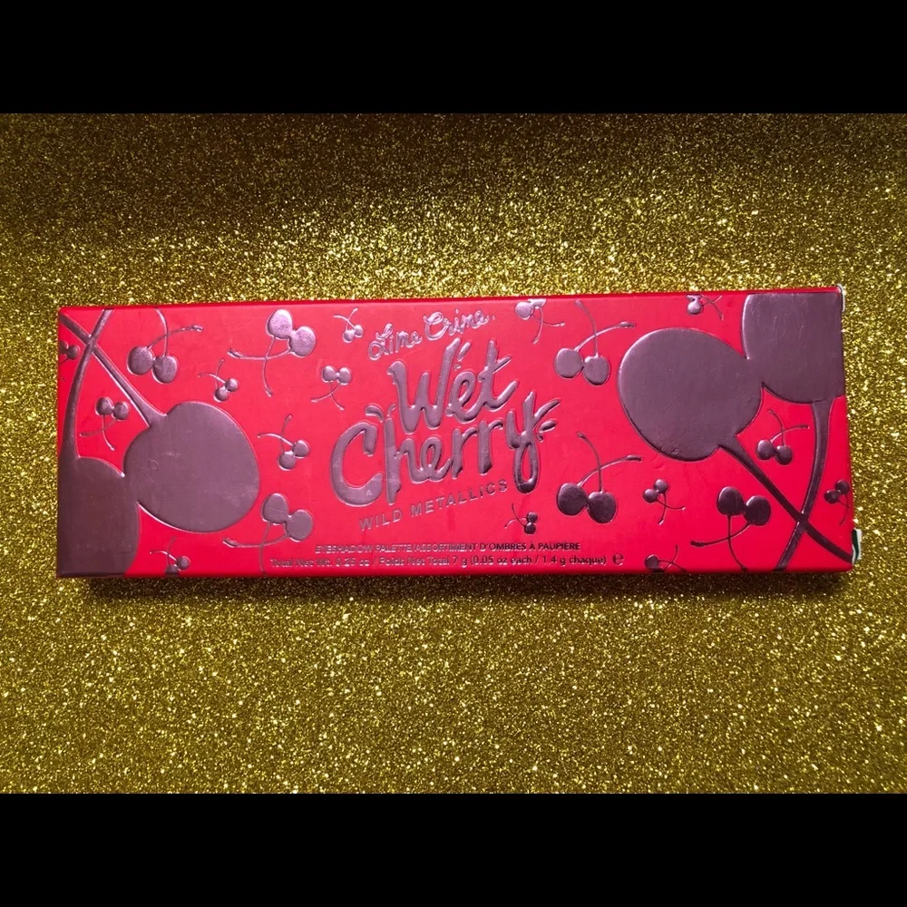 BNIB Lime Crime Wet Cherry Wild Metallics Palette